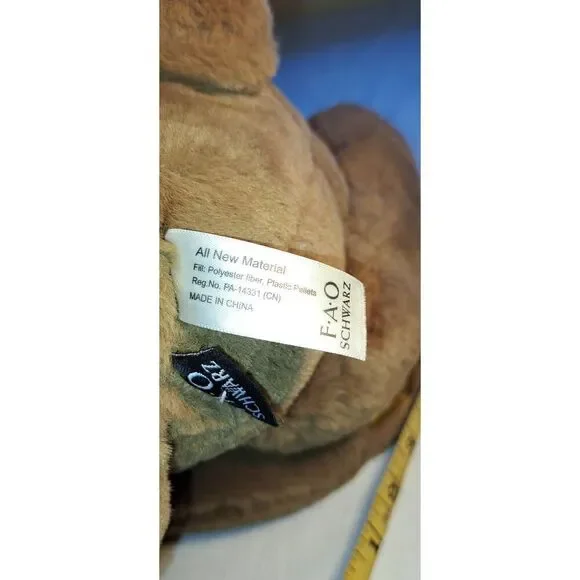 FAO SCHWARZ SOFT 160TH ANNIVERSARY EDITION TEDDY BEAR - Picture 7 of 8